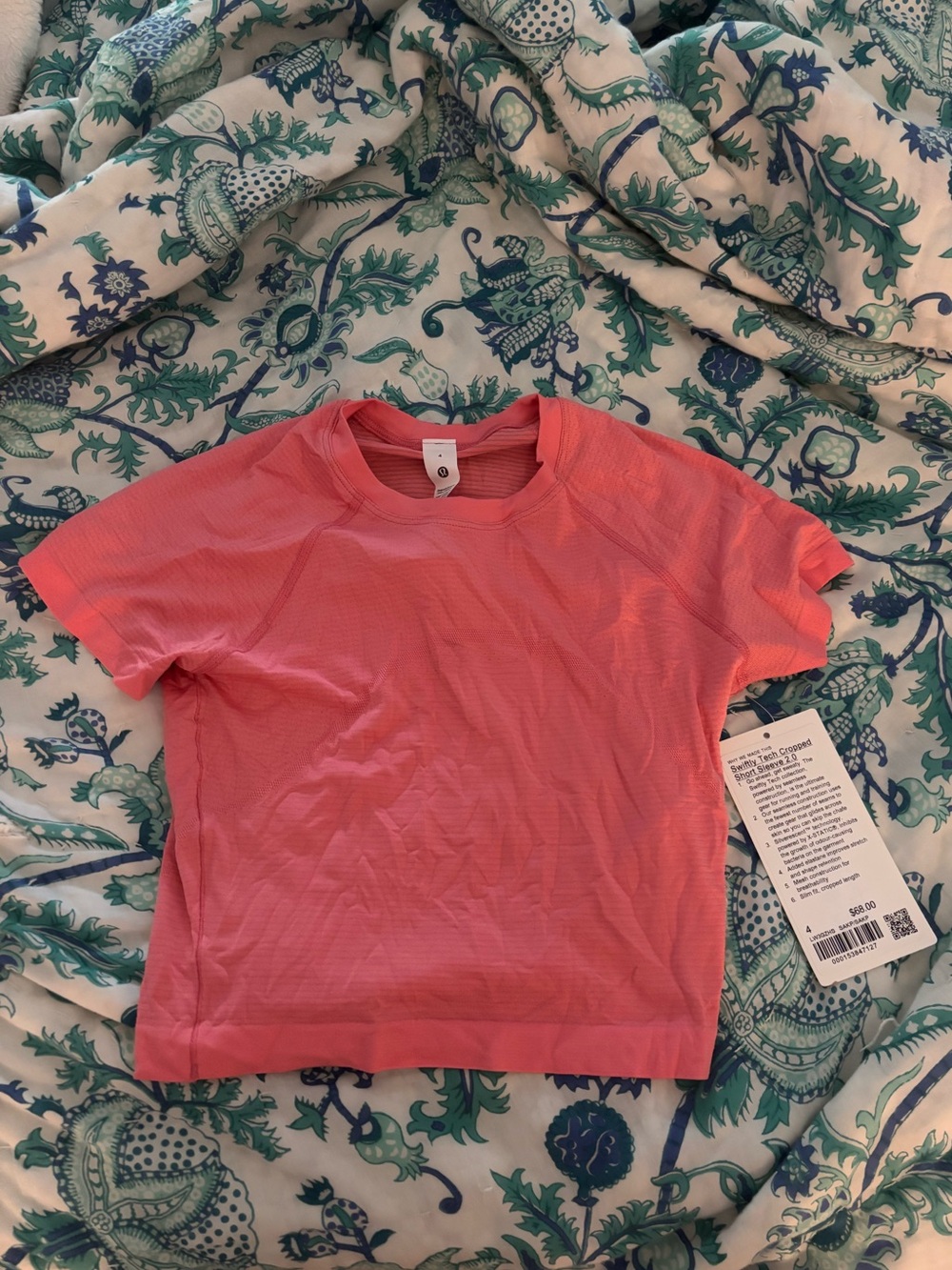 NWT Lululemon Cropped Swiftly Tech